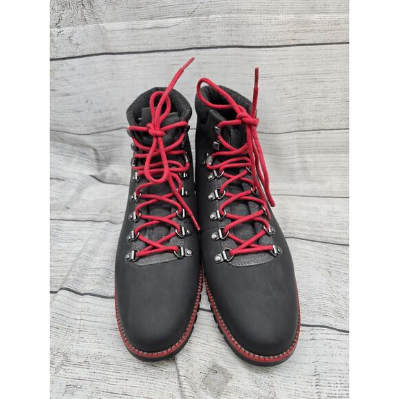 COLE HAAN ZERØGRAND Men\'s Size 10 Leather Water Resistant Hiking Boots C31400